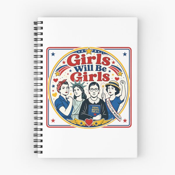 Item preview, Girls Will Be Girls - Equal Rights Design designed and sold by Wilcox PhotoArt.