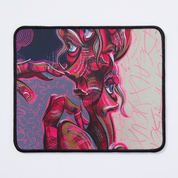 Item preview, Fragmented Neon Face Abstract Portrait designed and sold by CorwinLarkin.