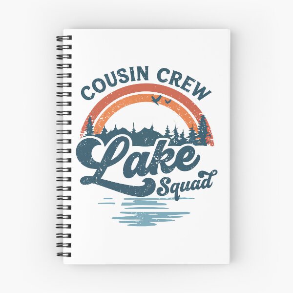 Item preview, Cousin Crew Lake Squad - Retro Rainbow Lake Vacation Art designed and sold by BendyBeasts.