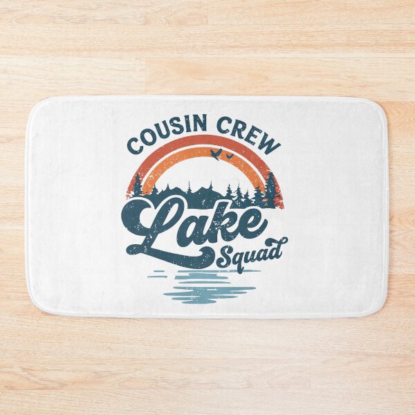 Item preview, Cousin Crew Lake Squad - Retro Rainbow Lake Vacation Art designed and sold by BendyBeasts.