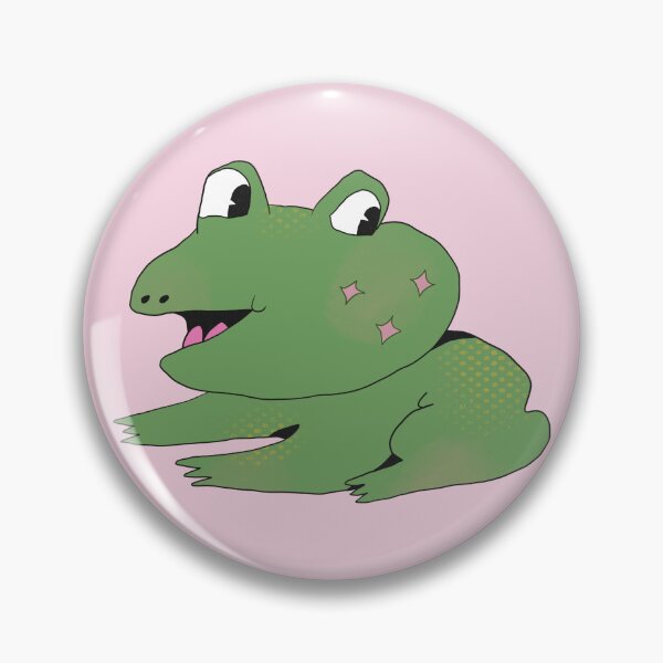 Item preview, Star Cheeks Frog (Purple) designed and sold by yellowflowerhut.