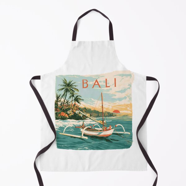 Item preview, Bali tropical boat at sunset designed and sold by filou designs.