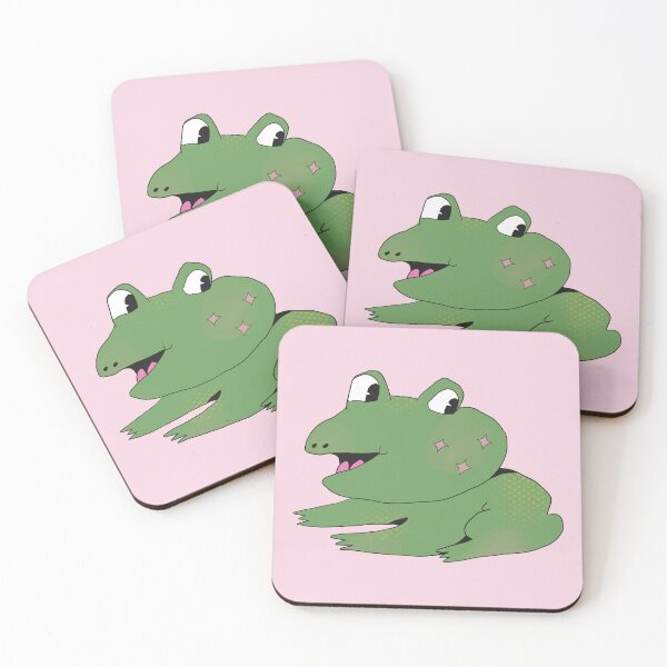 Item preview, Star Cheeks Frog (Purple) designed and sold by yellowflowerhut.