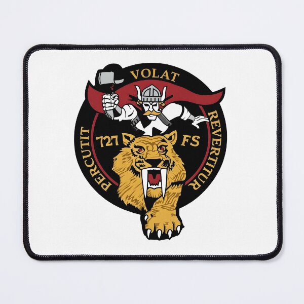 Item preview, USAF 727th Fighter Squadron "Percutit Volat Revertitur" Patch designed and sold by CharlieDesings.