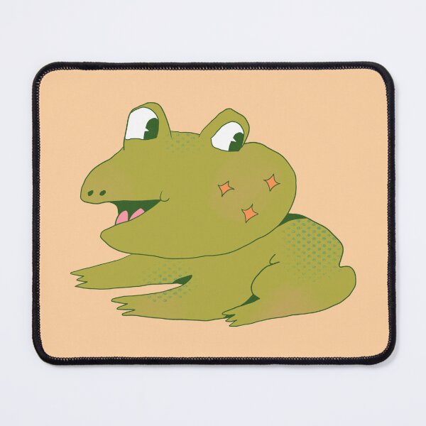 Item preview, Star Cheeks Frog (Orange) designed and sold by yellowflowerhut.