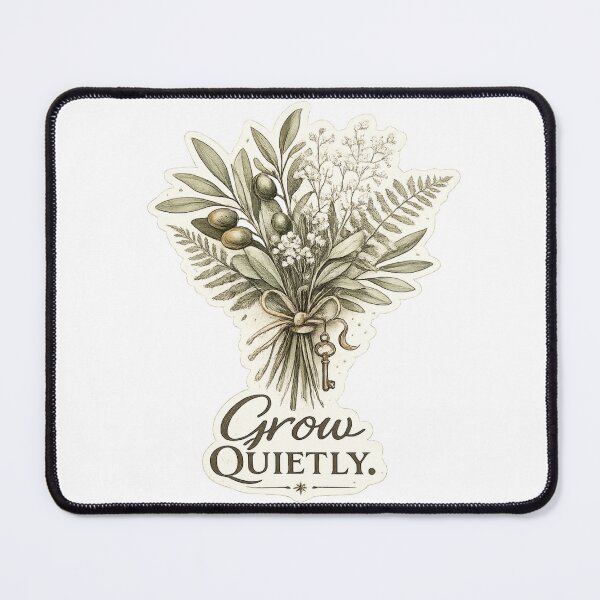 Item preview, Grow Quietly Botanical Vintage Wildflower Bouquet Apparel Design designed and sold by MUSA'S.