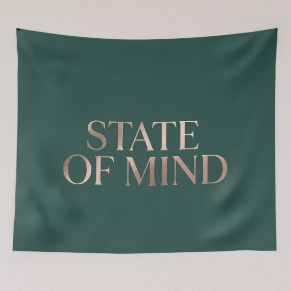 Item preview, State of Mind – Elegant Rose Gold Minimalist Quote designed and sold by GrzegorzTravels.