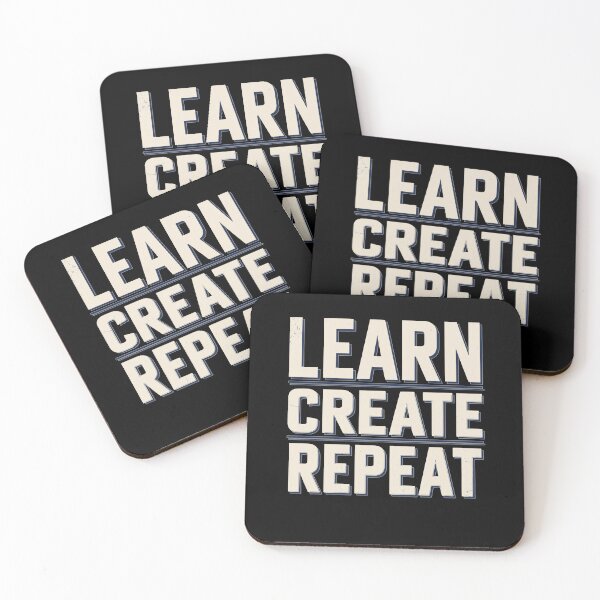 Item preview, Science Student Gift – Learn Create Repeat designed and sold by No Excuses Supply.