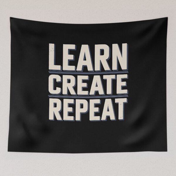Item preview, Science Student Gift – Learn Create Repeat designed and sold by No Excuses Supply.