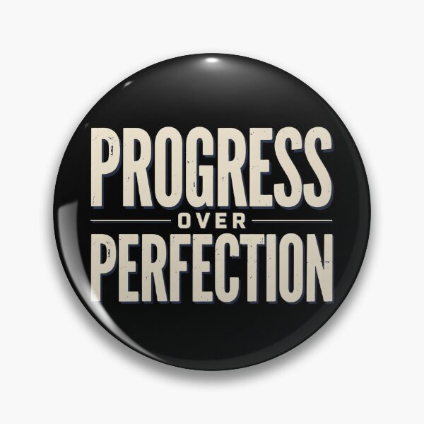 Item preview, Inspirational Quote For Students – Progress Over Perfection designed and sold by No Excuses Supply.