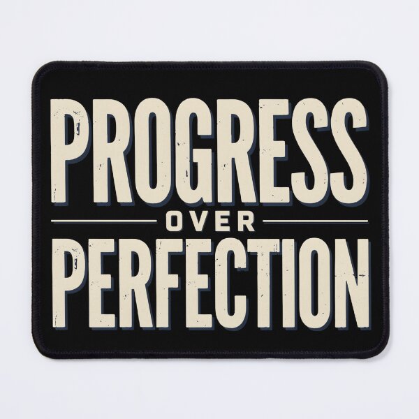 Item preview, Inspirational Quote For Students – Progress Over Perfection designed and sold by No Excuses Supply.