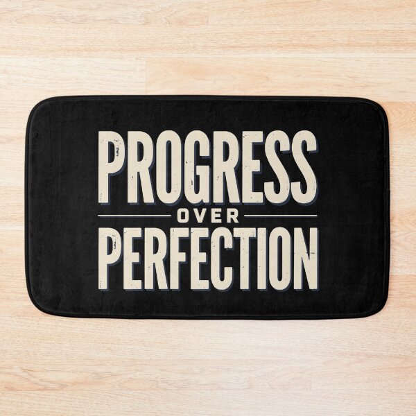 Item preview, Inspirational Quote For Students – Progress Over Perfection designed and sold by No Excuses Supply.