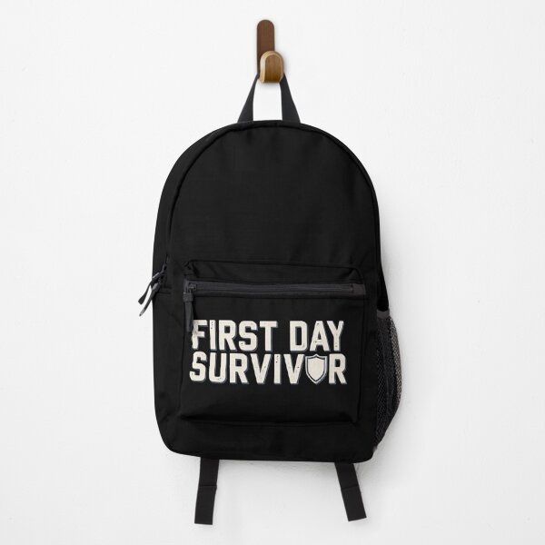 Item preview, First Day of School – First Day Survivor designed and sold by No Excuses Supply.