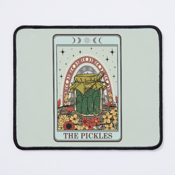 Item preview, Food Tarot Card The Pickles | modern tarot, tarot memes, pastel tarot designed and sold by Mildly Mystic.