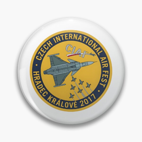 Item preview, Czech International Air Fest CIAF 2017 Hradec Králové Patch designed and sold by CharlieDesings.