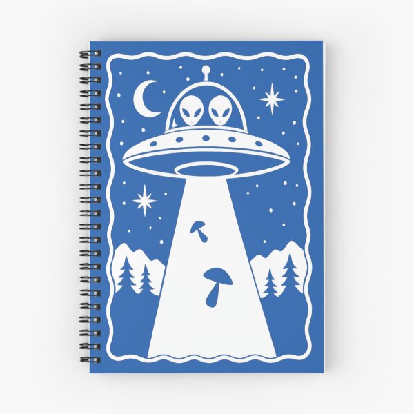 Item preview, Alien UFO Mushroom Abduction | Psychedelic Black & White Rave T-Shirt designed and sold by UndergroundRavers.
