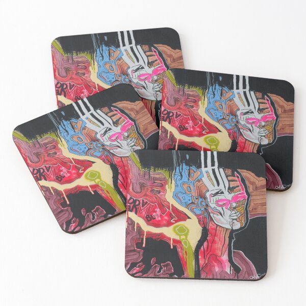 Item preview, Blind Mind Abstract Psychological Face Art designed and sold by CorwinLarkin.