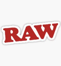 RAW logo - Stoner Stickers Sticker