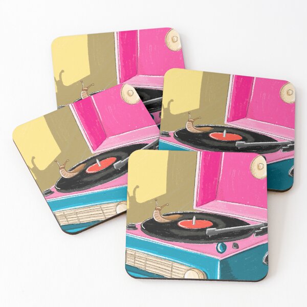Item preview, Slug on a record player. designed and sold by BluluStudio.