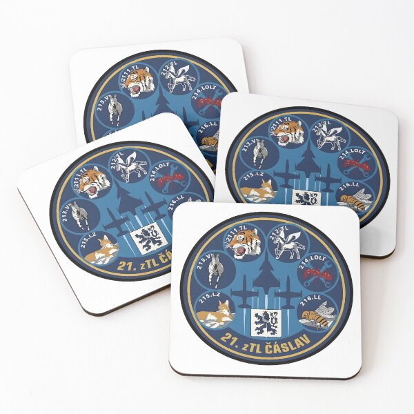 Item preview, Czech Air Force 21st Tactical Air Base Čáslav Squadrons Patch designed and sold by CharlieDesings.