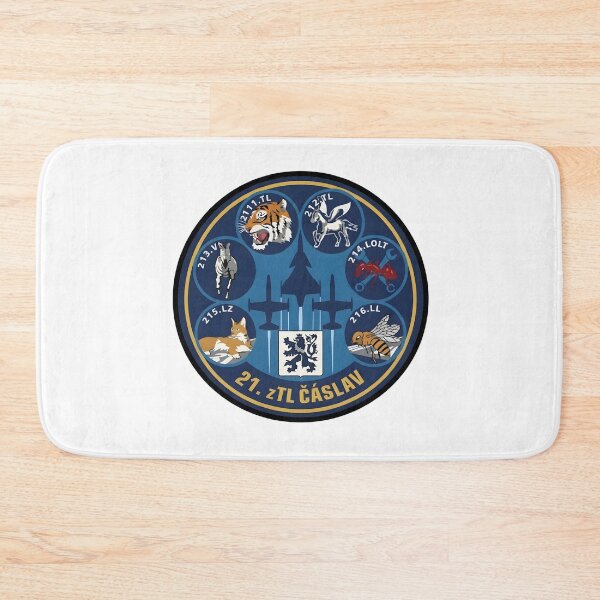 Item preview, Czech Air Force 21st Tactical Air Base Čáslav Squadrons Patch designed and sold by CharlieDesings.