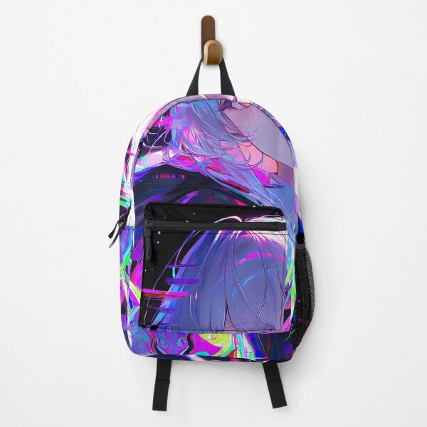 Item preview, Cyberpunk Anime Girl with Psychedelic Mask and Glitch Effects designed and sold by Sergii Davydenko.