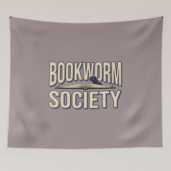 Item preview, Book Lover Gift – Bookworm Society designed and sold by No Excuses Supply.