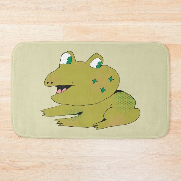 Item preview, Star Cheeks Frog (Green) designed and sold by yellowflowerhut.