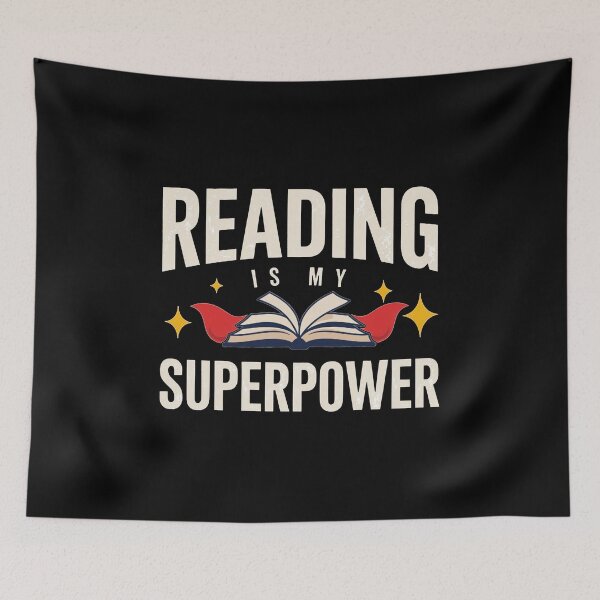 Item preview, Book Lover Gift – Reading Is My Superpower designed and sold by No Excuses Supply.