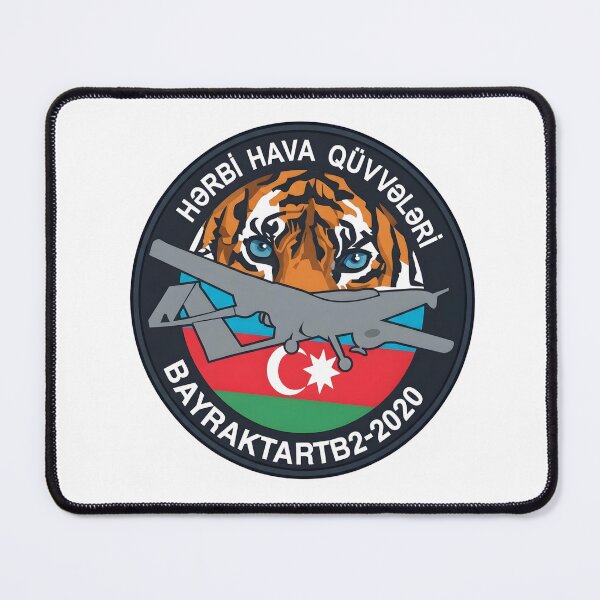 Item preview, Azerbaijan Air Force Bayraktar TB2 Drone 2020 Patch designed and sold by CharlieDesings.