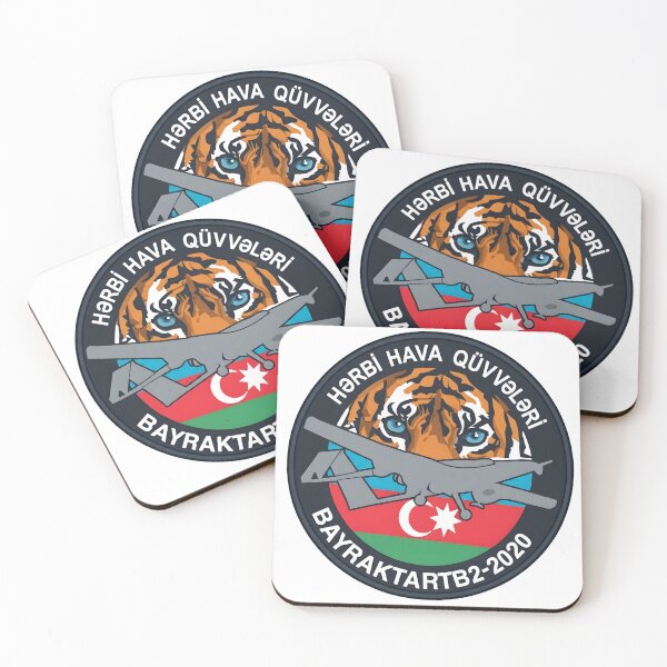Item preview, Azerbaijan Air Force Bayraktar TB2 Drone 2020 Patch designed and sold by CharlieDesings.