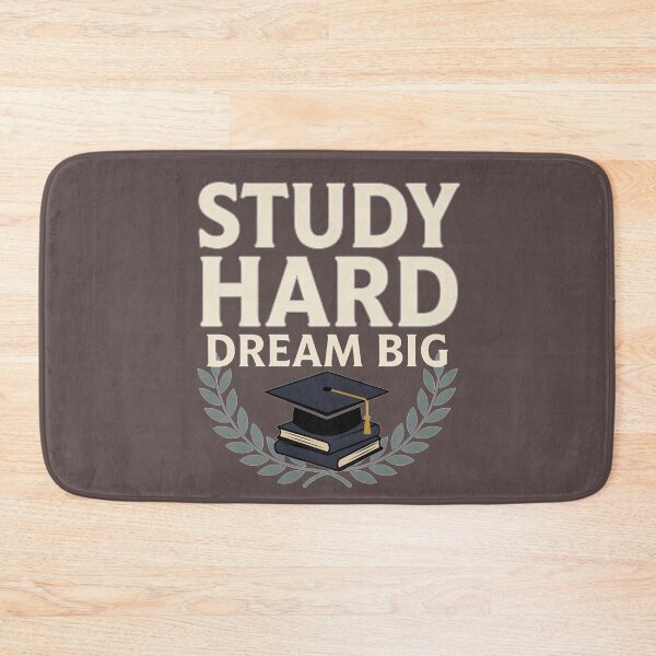 Item preview, Student Motivation Quote – Study Hard Dream Big designed and sold by No Excuses Supply.