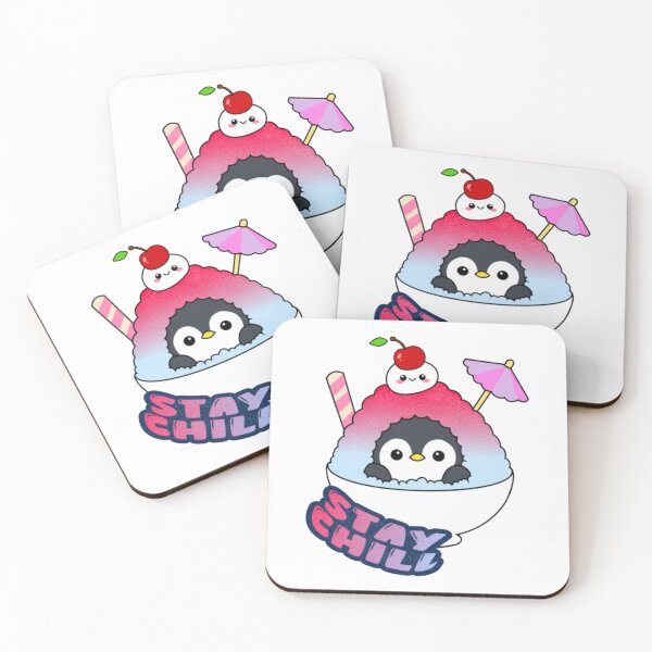 Item preview, Stay Chill kawaii Penguin designed and sold by VioletPixelCute.