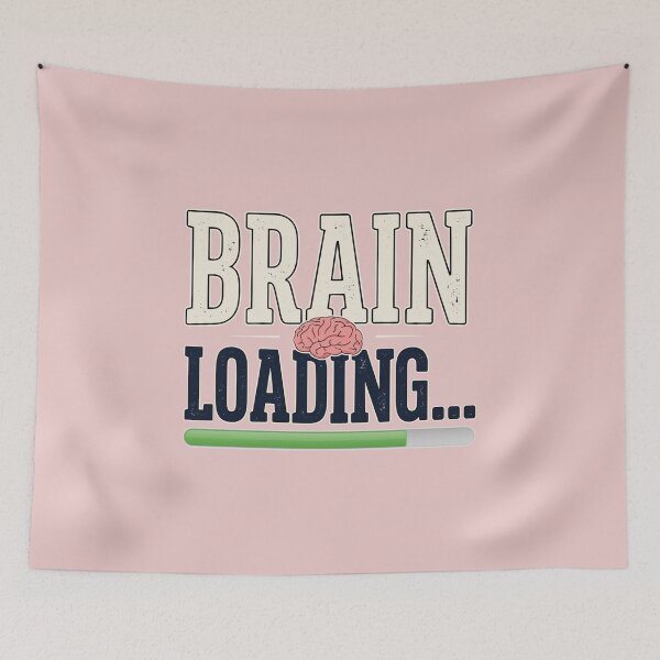 Item preview, Funny Student Quote – Brain Loading designed and sold by No Excuses Supply.