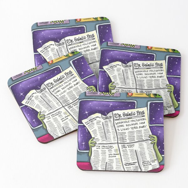 Item preview, Alien reading the newspaper. designed and sold by BluluStudio.
