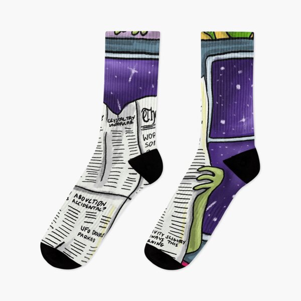 Item preview, Alien reading the newspaper. designed and sold by BluluStudio.