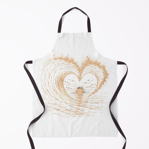 Item preview, Heart of the Ocean | Vintage Wave Sunset Beach T-Shirt designed and sold by CalmMandala.