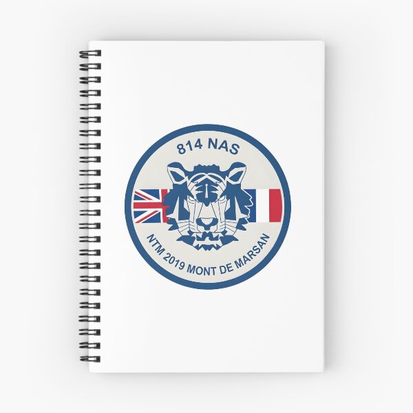 Item preview, Royal Navy 814 NAS NATO Tiger Meet 2019 Mont-de-Marsan Patch designed and sold by CharlieDesings.