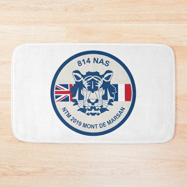 Item preview, Royal Navy 814 NAS NATO Tiger Meet 2019 Mont-de-Marsan Patch designed and sold by CharlieDesings.