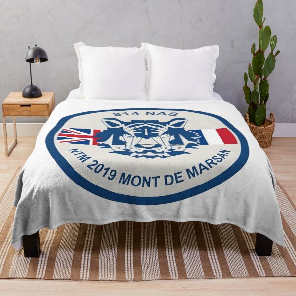 Item preview, Royal Navy 814 NAS NATO Tiger Meet 2019 Mont-de-Marsan Patch designed and sold by CharlieDesings.