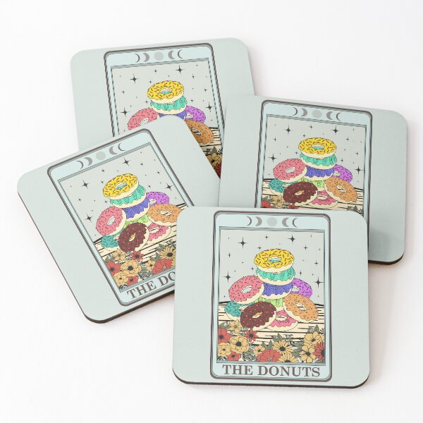 Item preview, Food Tarot Card The Donuts | modern tarot, tarot memes, pastel tarot designed and sold by Mildly Mystic.