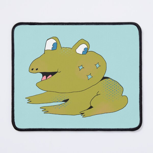 Item preview, Star Cheeks Frog (Blue) designed and sold by yellowflowerhut.