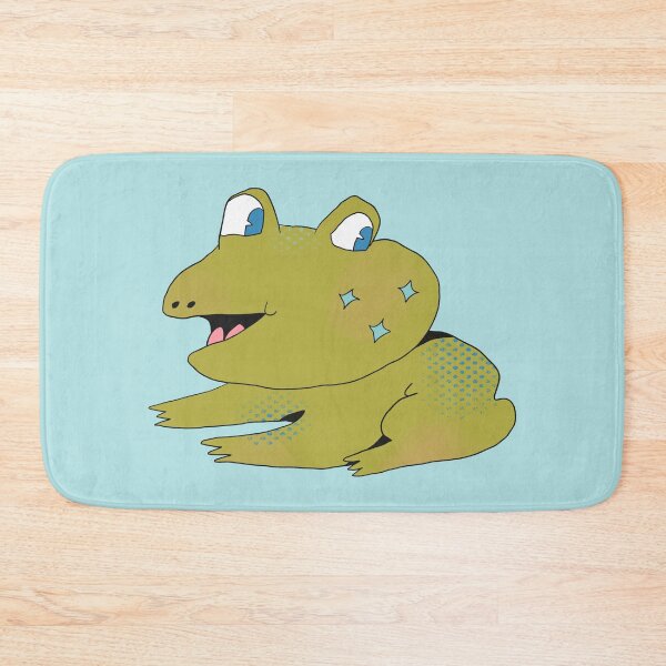 Item preview, Star Cheeks Frog (Blue) designed and sold by yellowflowerhut.