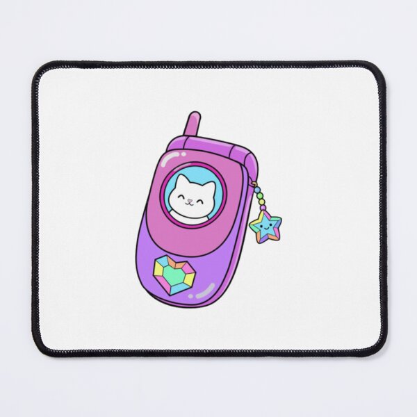 Item preview, Kawaii Retro Cat Phone Aesthetic designed and sold by VioletPixelCute.