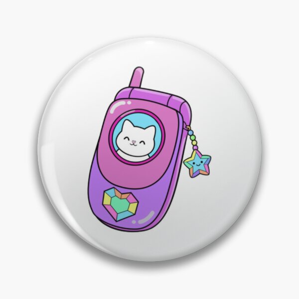 Item preview, Kawaii Retro Cat Phone Aesthetic designed and sold by VioletPixelCute.
