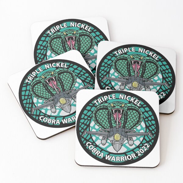 Item preview, USAF 555th Fighter Squadron "Triple Nickel" Cobra Warrior 2022 Patch designed and sold by CharlieDesings.