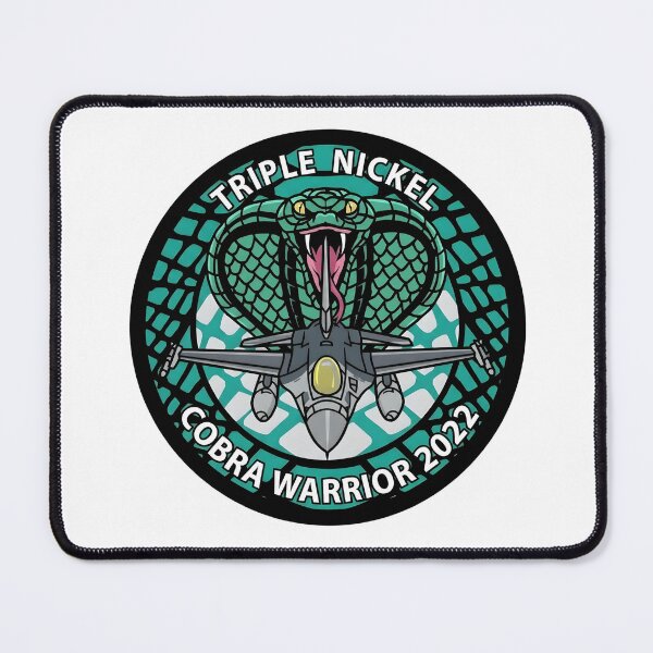 Item preview, USAF 555th Fighter Squadron "Triple Nickel" Cobra Warrior 2022 Patch designed and sold by CharlieDesings.