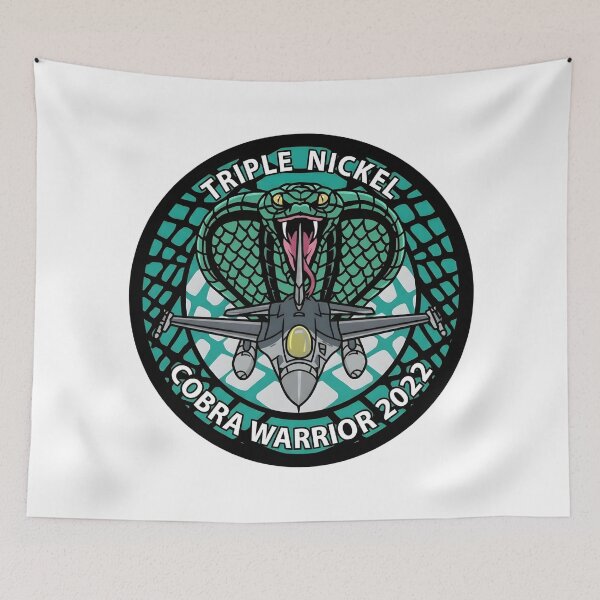 Item preview, USAF 555th Fighter Squadron "Triple Nickel" Cobra Warrior 2022 Patch designed and sold by CharlieDesings.