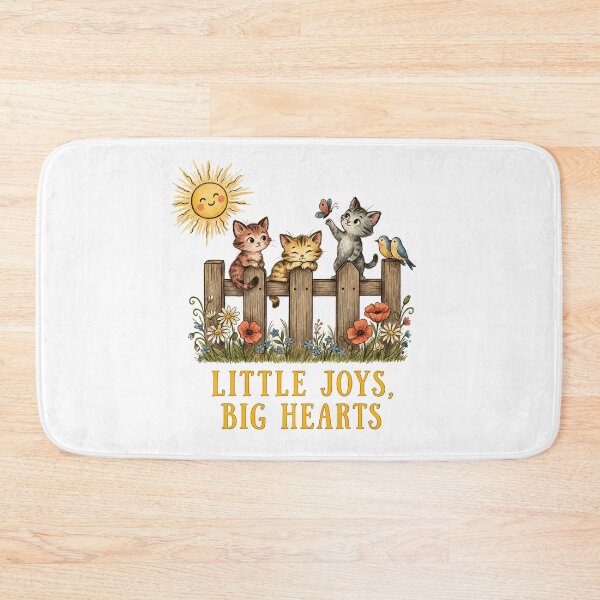 Item preview, Little Joys, Big Hearts – Whimsical Kittens & Wildflowers designed and sold by J-CCreations.