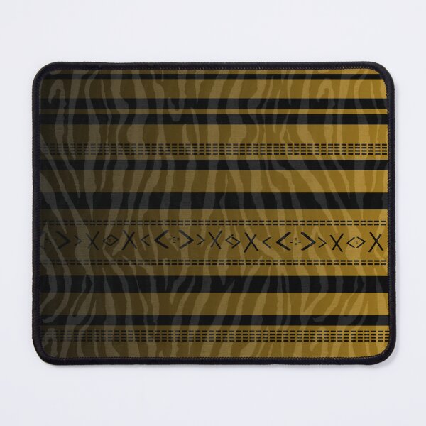 Item preview, GOLD BLACK zEBRA PRINT TRIBAL OMBRE DESIGN_MWADZSTUDIO designed and sold by LYFSTYLE.GEMS.
